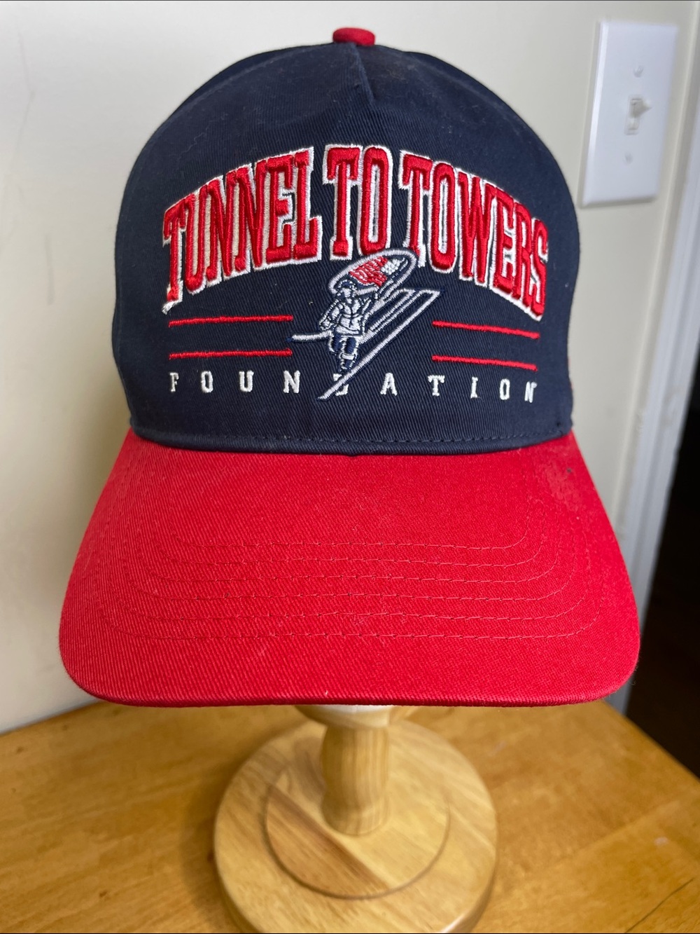'47 Brand Tunnel To Towers Navy and Red Embroidered Baseball Cap